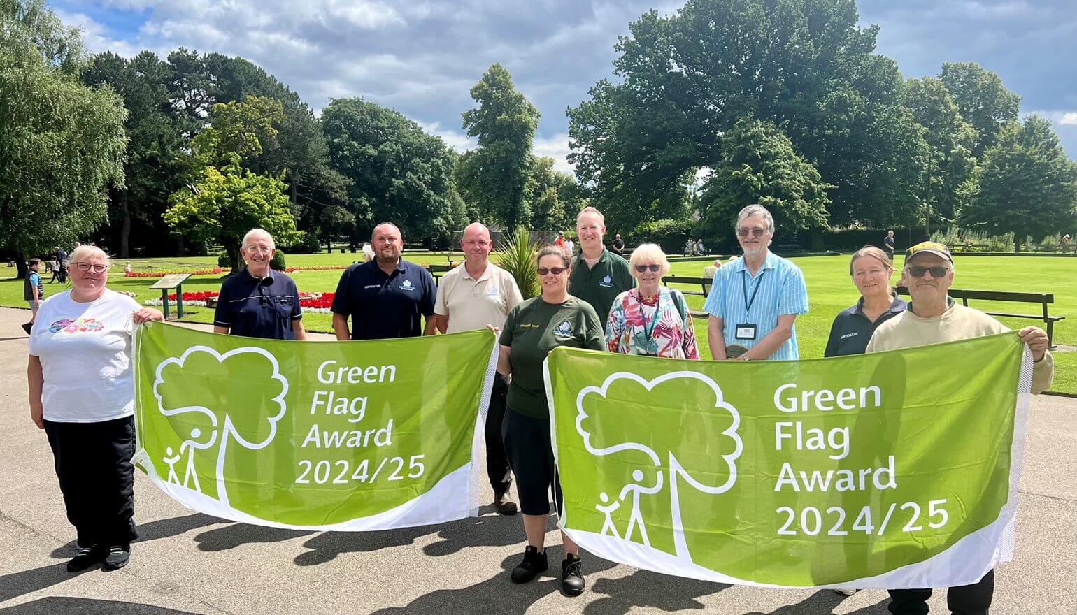 Two Darlington parks awarded the coveted Green Flag Award