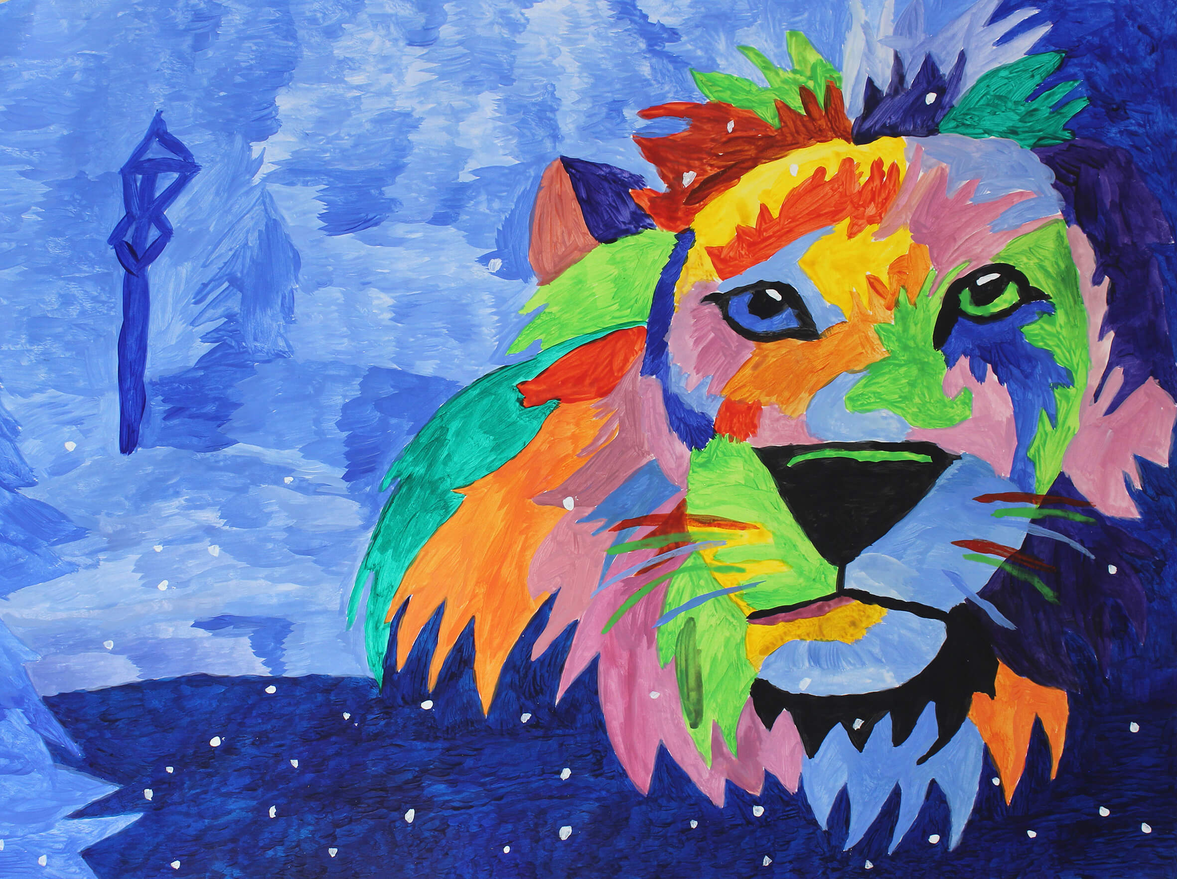 Charlotte Kerr lion