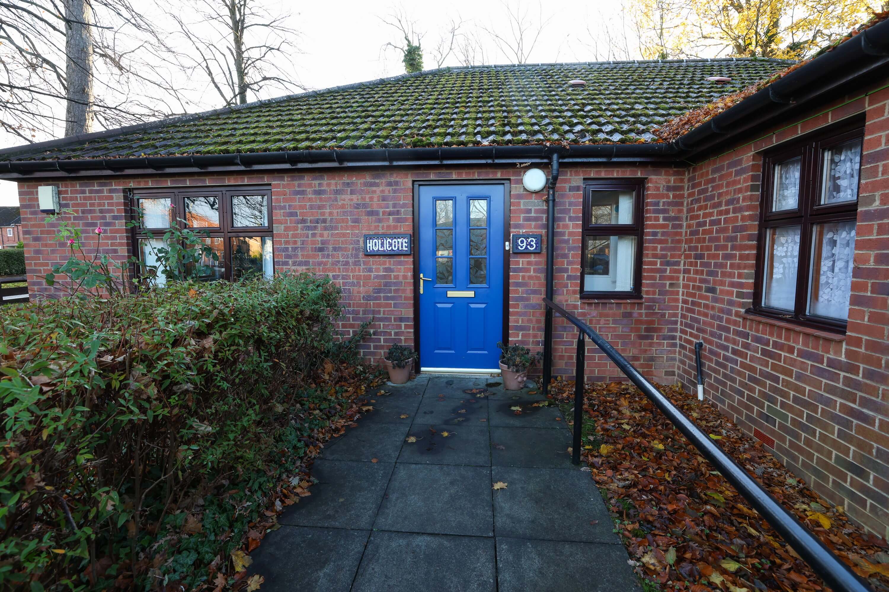 Front door of home